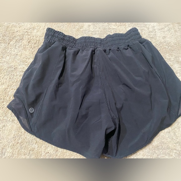 Lululemon Black Shorts. Size 8 - Picture 3 of 4
